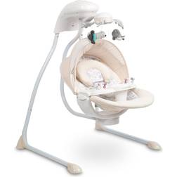 Caretero Elektrische Kinderschaukel Babywippe Raffi Beige
