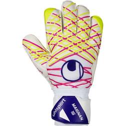 Uhlsport Målvaktshandske Prediction Soft Maignan Vit Rosa Gul 9