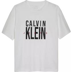 Calvin Klein Kid's Graphic T-shirt - Bright White