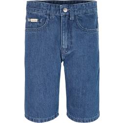 Calvin Klein Relaxed Denim Shorts - Blue