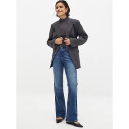 NA-KD Flared Jeans - Blå