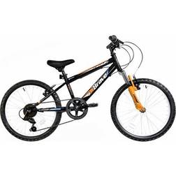 Dallingridge Brave Kids Hardtail Mountain Bike 20 in Wheel Black Orange
