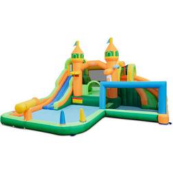 Costway Kids Inflatable Water Slide for Yard Lawn