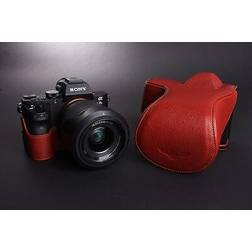 TP Original Real Leather Full Camera Case Bag Cover for Sony A7 II A7R A7S M2 Mark II 28-70 Brown