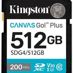 Kingston Technology Canvas Go! Plus UHS-I SDXC Memory Card 512GB