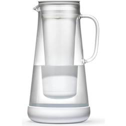 Lifestraw Home 7-Cup Glass Silicone Pitcher 1.6 L White Kande