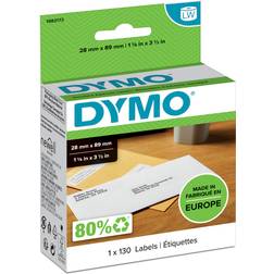 DYMO LabelWriter 28mmx89mm White 1 Roll x 130 Labels