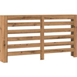 vidaXL Radiatorskjuler 149 x 20 x 82 cm Konstrueret Træ Egetræsfarve