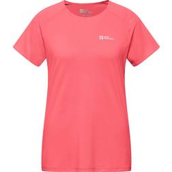 Jack Wolfskin Women’s Prelight Stride T-shirt - Sunset Coral