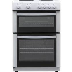 Essentials CFTE60W22 60cm Solid Plate Freestanding Cooker White