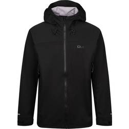 DLX Mens Hooded Waterproof Jacket - Black