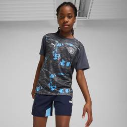 Puma Man City Prematch SS Jersey Kids 7-8 Polyester