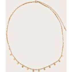 PrettyLittleThing Gold Trim Choker Necklace - Yellow