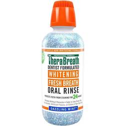 TheraBreath Dazzling Mint Whitening Fresh Oral Rinse, 16 oz