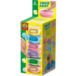 SES Creative Fingerpaint Pastel 6 Colours 45 Ml