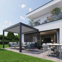 Biohort Pergola Størrelse 3 x 3,5 Metallic Mørkegrå