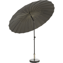 Brafab Shanghai Parasol Ø 2,7 m Antracit/Grå/Citron
