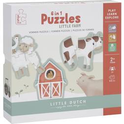 Little Dutch 6-in-1 Puzzle Farm FSC