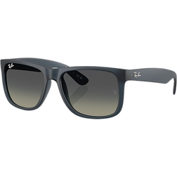 Ray-Ban Justin Classic Solglasögon Gummi - Blå/Montura Grå
