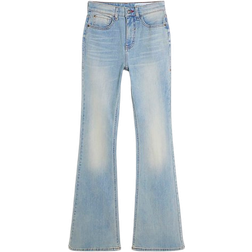 River Island Forvaskede Jeans Med Svaj - Lyseblå