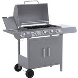 OutSunny 4+1 Burner Gas BBQ Grill 125L x 51W x 100H cm