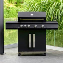 Grillstream Stealth Hybrid BBQ with Side Burner Size 4