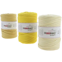 Hoooked Zpagetti Medium Trikågarn 450g Gul ZP004-13