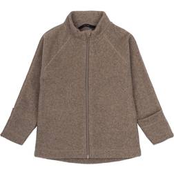 Mikk-Line Bomuld Fleece Jakke MELANGE DENVER