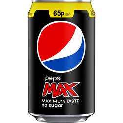 Pepsi Max No Sugar Cola Can 330ml Pack of 24 33cl 24pack