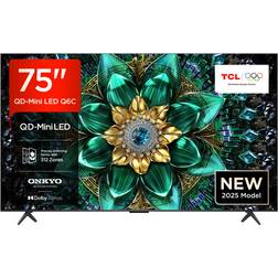 TCL Q6C 75 Inch 4K Ultra HD QLED Smart Google TV