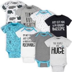 Onesies Onesies Brand Baby Boy or Girl Gender Neutral Short Sleeve Onesies Bodysuits 8-Pack Sizes Newborn-12M