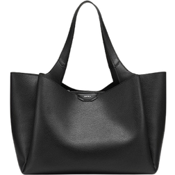 DKNY Willa Medium Top Handle Satchel Black/silv