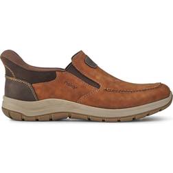 Rieker Slip On Skor I Oljad Nubuck - Brun