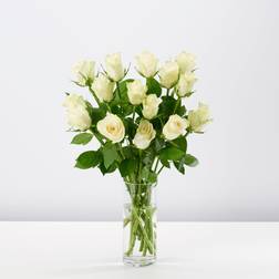 Tesco White Roses Flowers Bouquet