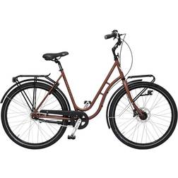 Skeppshult Natur Land 7-Vxl 54 cm Röd Standard Cykel Damcykel