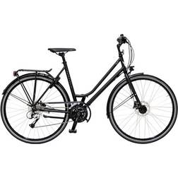 Skeppshult Elit Dam 18-vxl 53 cm Svart Hybrid Cykel Damcykel