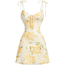Shein Damen Sommerkleid mit Blume Muster im Mini-Stil