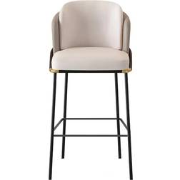 Homary Linenic Moderner Frühstücks-Barhocker Seating Stool 40.2"