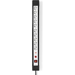 Nedis 10-vejs Power Strip Med Overspændingsbeskytter 3680W 3m