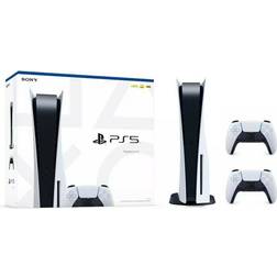Sony PlayStation 5 Console & Two DualSense Controllers Bundle