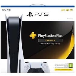 Sony Playstation 5 PS5 Disc Edition With PlayStation Plus 24 Months Premium Membership- 825GB