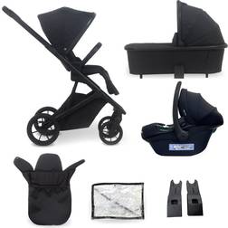 My Babiie MB500 3-in-1 Travel System Obsidian Black