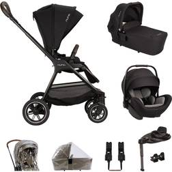 Nuna TRIV Next Pushchair LYTL Carrycot ARRA Flex Car Seat and Base Curve Bundle