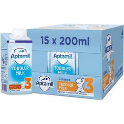 Aptamil 3 Toddler Baby Milk Ready to Use Liquid Formula 200ml Pack of 15