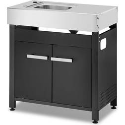 Austin and Barbeque Side Table with Sink and Cabinet