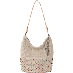 The Sak Sequoia Ecru with Multi Bead Crochet Hobo Ecru