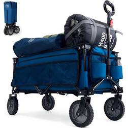 TIMBER RIDGE Festival Trolley on Wheels 135L Folding Camping Wagon