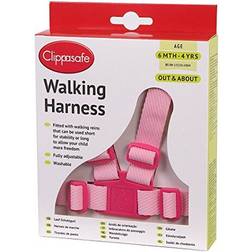 Clippasafe Walking Harness and Reins Pink