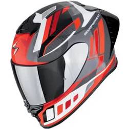 Scorpion EXO R1 Evo II Air Vital Helmet - Black/Grey/Red Adult