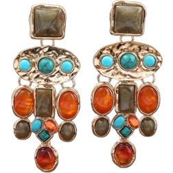 Shein 2pcs Geometric Drop Earrings